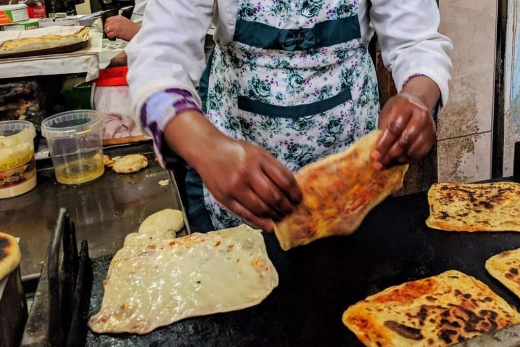 Moroccan crunchy Msemen recipe